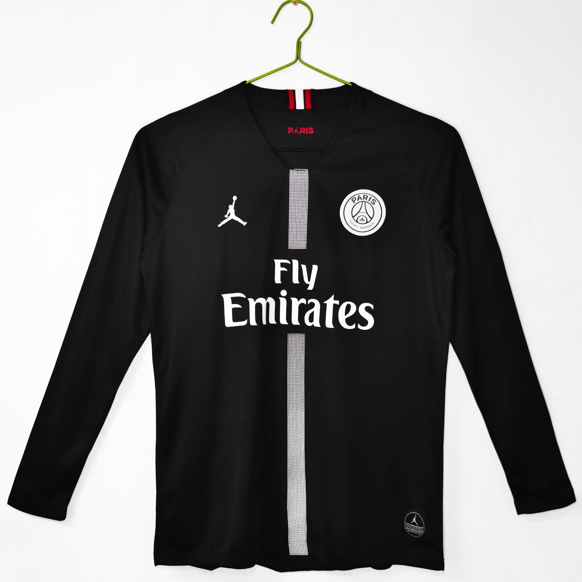 PSG 2018/19 Long Sleeve Home Jersey - Size Medium